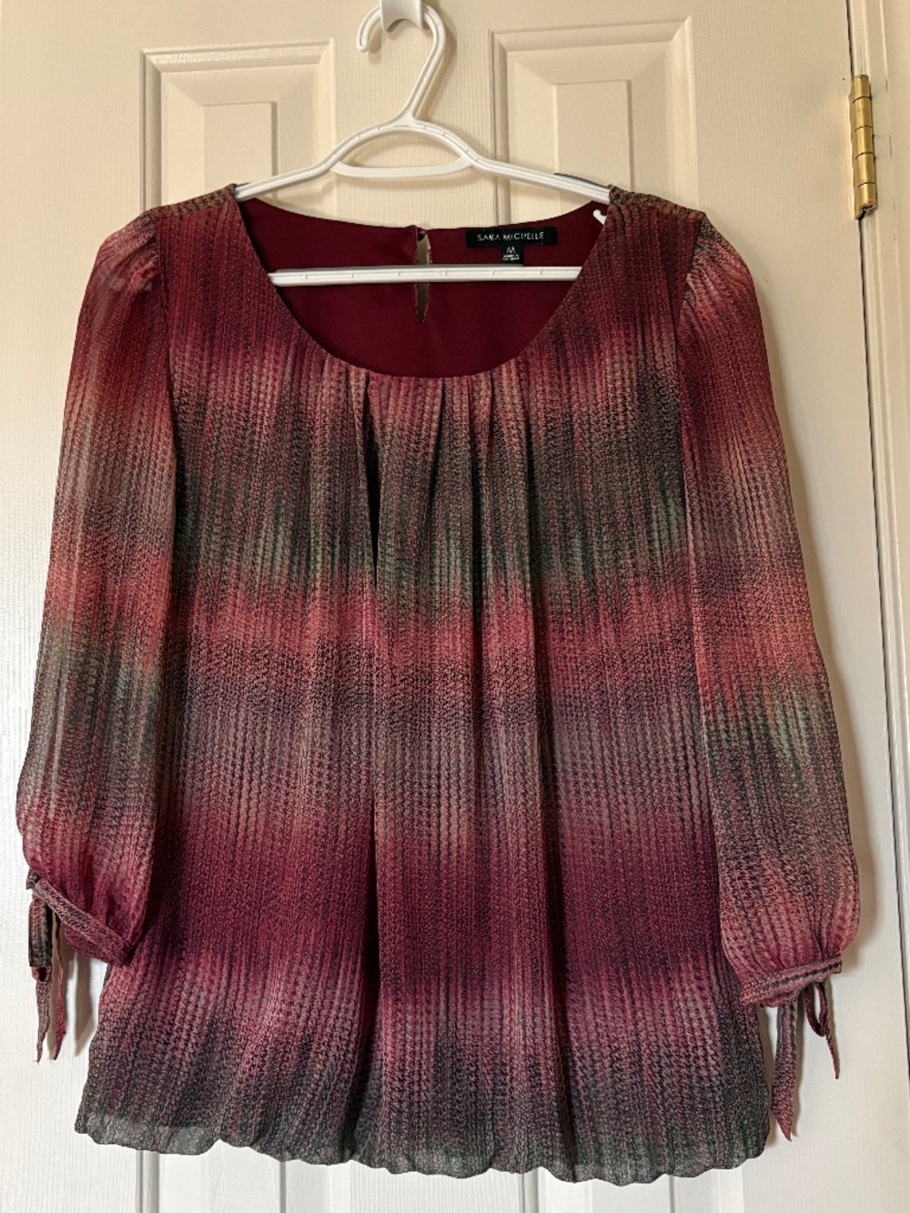 Sara Michelle Size Medium Multicolor Top